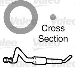 Dichtung, Kühlmittelrohrleitung VALEO 509184