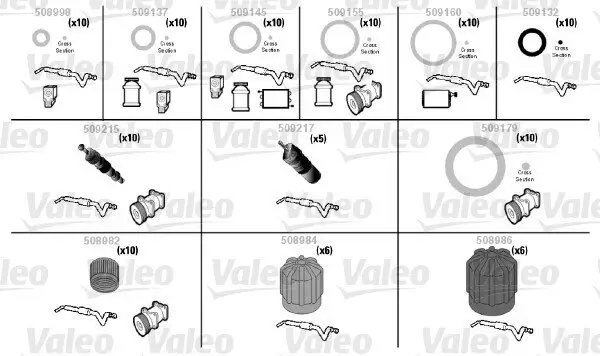 O-Ring-Reparaturset VALEO 509203