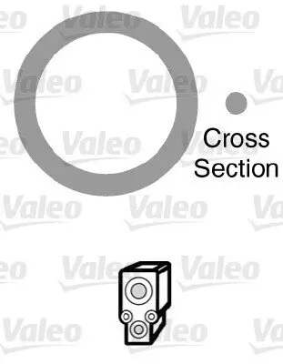 Dichtung, Kühlmittelrohrleitung VALEO 509759