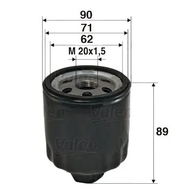 Ölfilter VALEO 586004