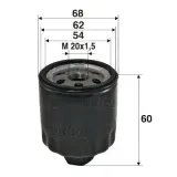 Ölfilter VALEO 586011