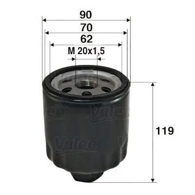 Ölfilter VALEO 586020