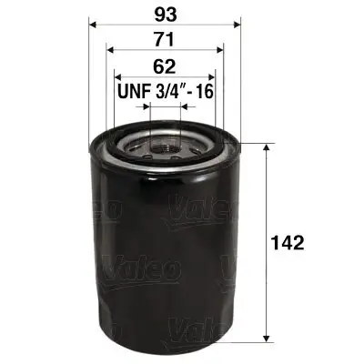 Ölfilter VALEO 586024 Bild Ölfilter VALEO 586024