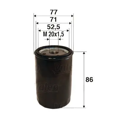 Ölfilter VALEO 586027 Bild Ölfilter VALEO 586027