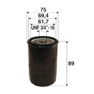 Ölfilter VALEO 586053 Bild Ölfilter VALEO 586053