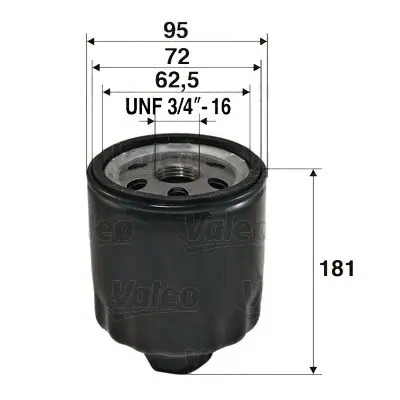 Ölfilter VALEO 586056 Bild Ölfilter VALEO 586056