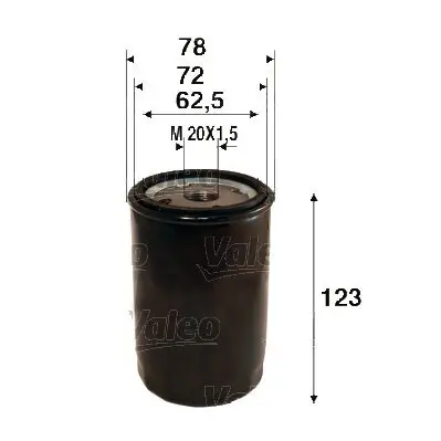 Ölfilter VALEO 586109 Bild Ölfilter VALEO 586109