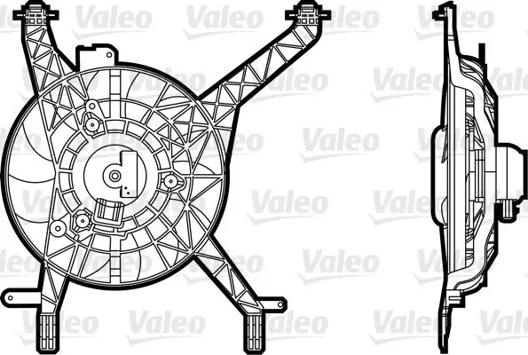 Lüfter, Motorkühlung VALEO 696345