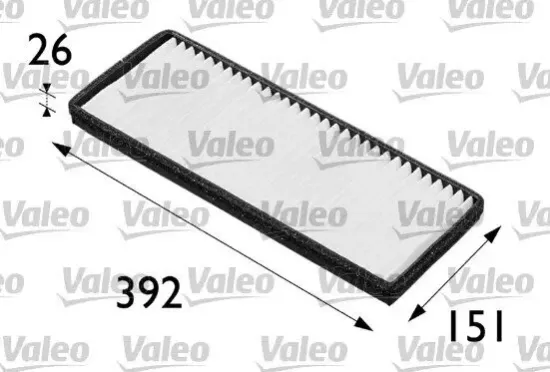 Filter, Innenraumluft VALEO 698164 Bild Filter, Innenraumluft VALEO 698164