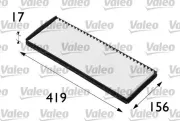 Filter, Innenraumluft VALEO 698165