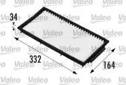 Filter, Innenraumluft VALEO 698170