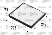 Filter, Innenraumluft VALEO 698172
