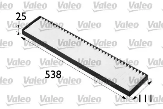 Filter, Innenraumluft VALEO 698247 Bild Filter, Innenraumluft VALEO 698247