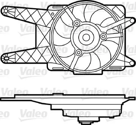 Lüfter, Motorkühlung VALEO 698562 Bild Lüfter, Motorkühlung VALEO 698562