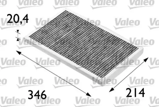 Filter, Innenraumluft VALEO 698684 Bild Filter, Innenraumluft VALEO 698684