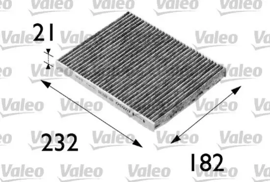 Filter, Innenraumluft VALEO 698692 Bild Filter, Innenraumluft VALEO 698692