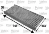 Filter, Innenraumluft VALEO 698695 Bild Filter, Innenraumluft VALEO 698695