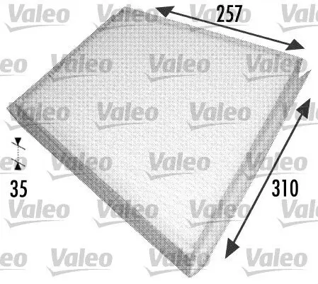 Filter, Innenraumluft VALEO 698702