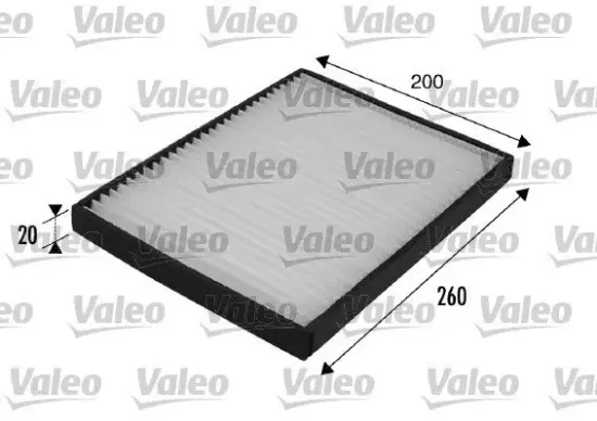 Filter, Innenraumluft VALEO 698707 Bild Filter, Innenraumluft VALEO 698707