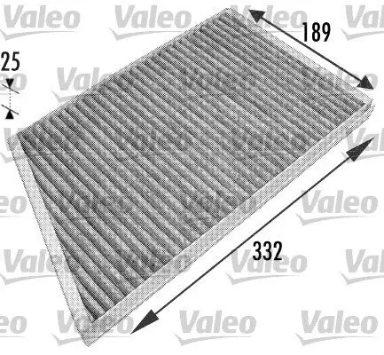 Filter, Innenraumluft VALEO 698743 Bild Filter, Innenraumluft VALEO 698743