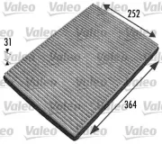 Filter, Innenraumluft VALEO 698744