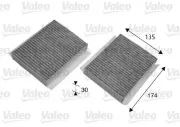 Filter, Innenraumluft VALEO 698747