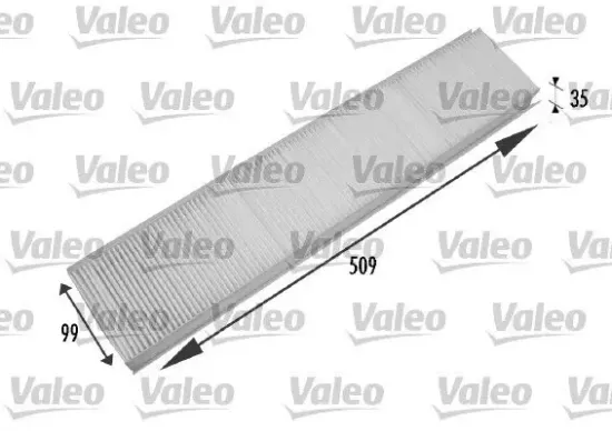 Filter, Innenraumluft VALEO 698779 Bild Filter, Innenraumluft VALEO 698779