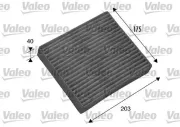 Filter, Innenraumluft VALEO 698802