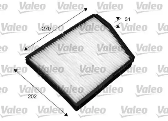 Filter, Innenraumluft VALEO 698859 Bild Filter, Innenraumluft VALEO 698859