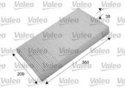 Filter, Innenraumluft VALEO 698871