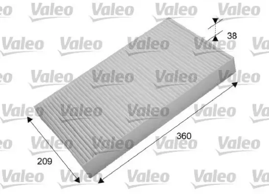 Filter, Innenraumluft VALEO 698871 Bild Filter, Innenraumluft VALEO 698871