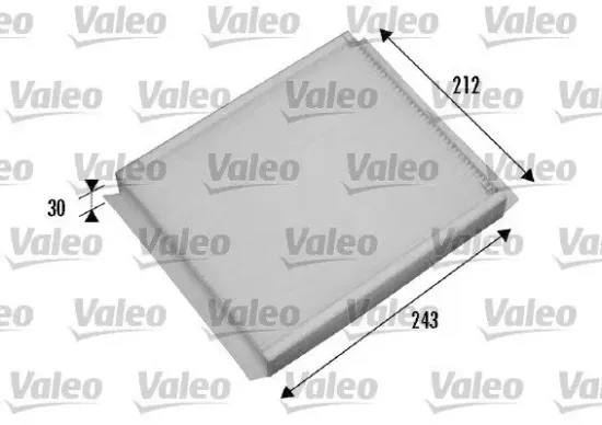 Filter, Innenraumluft VALEO 698876 Bild Filter, Innenraumluft VALEO 698876