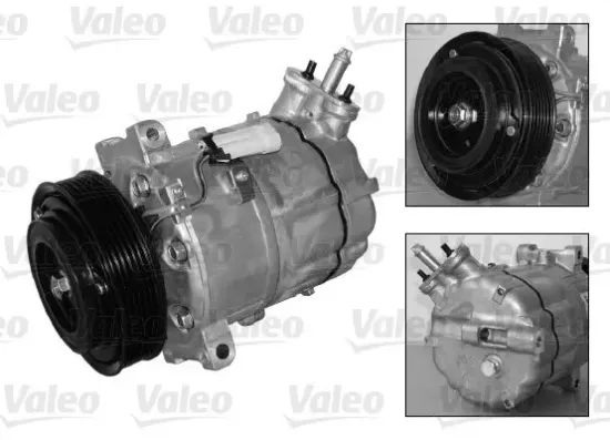 Kompressor, Klimaanlage 12 V VALEO 699855 Bild Kompressor, Klimaanlage 12 V VALEO 699855