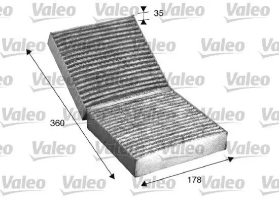 Filter, Innenraumluft VALEO 715508 Bild Filter, Innenraumluft VALEO 715508