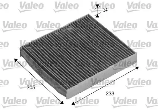 Filter, Innenraumluft VALEO 715511 Bild Filter, Innenraumluft VALEO 715511