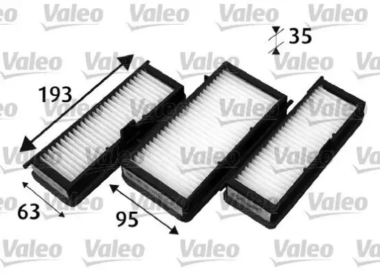 Filter, Innenraumluft VALEO 715530 Bild Filter, Innenraumluft VALEO 715530