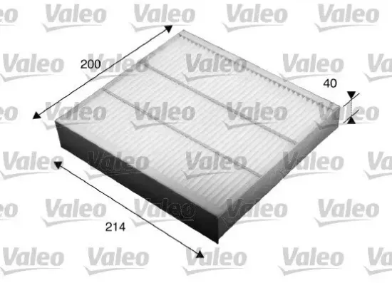 Filter, Innenraumluft VALEO 715532 Bild Filter, Innenraumluft VALEO 715532