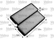 Filter, Innenraumluft VALEO 715536