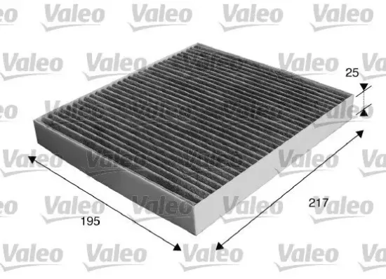 Filter, Innenraumluft VALEO 715537 Bild Filter, Innenraumluft VALEO 715537