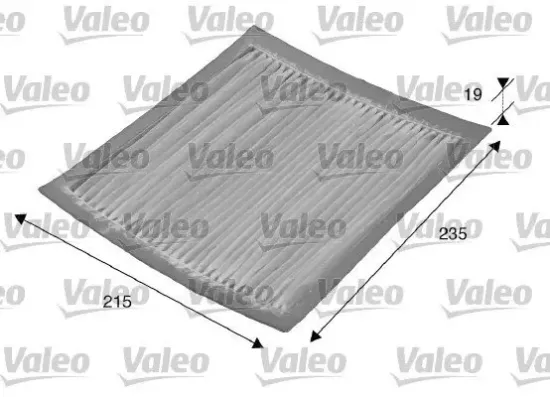 Filter, Innenraumluft VALEO 715542 Bild Filter, Innenraumluft VALEO 715542
