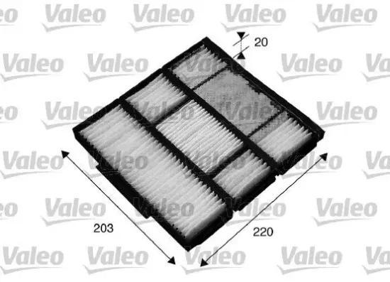 Filter, Innenraumluft VALEO 715565 Bild Filter, Innenraumluft VALEO 715565