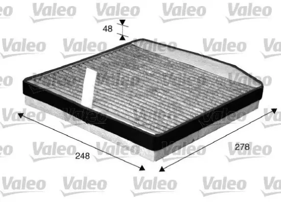 Filter, Innenraumluft VALEO 715571 Bild Filter, Innenraumluft VALEO 715571