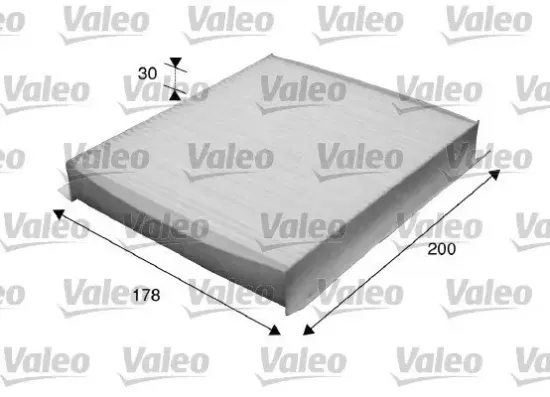 Filter, Innenraumluft VALEO 715616 Bild Filter, Innenraumluft VALEO 715616