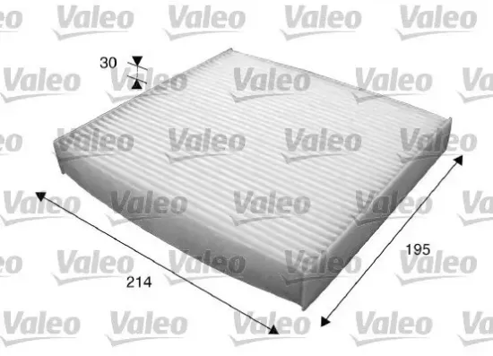 Filter, Innenraumluft VALEO 715620 Bild Filter, Innenraumluft VALEO 715620