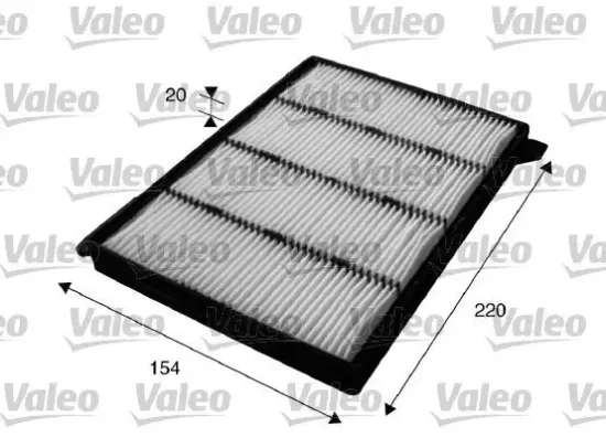 Filter, Innenraumluft VALEO 715626 Bild Filter, Innenraumluft VALEO 715626