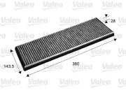 Filter, Innenraumluft VALEO 715632