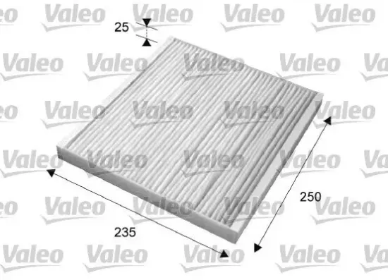 Filter, Innenraumluft VALEO 715636 Bild Filter, Innenraumluft VALEO 715636