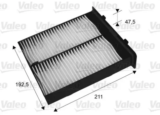 Filter, Innenraumluft VALEO 715652 Bild Filter, Innenraumluft VALEO 715652