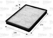 Filter, Innenraumluft VALEO 715654