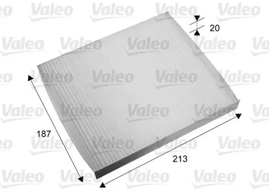 Filter, Innenraumluft VALEO 715668 Bild Filter, Innenraumluft VALEO 715668
